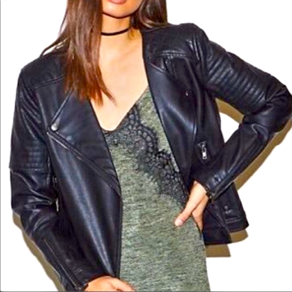 Kendall & Kylie faux leather jacket